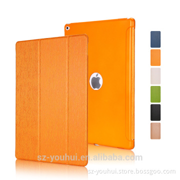 12 Colors Ultra Slim Three Fold Stand Magnetic PU Front Flip Cover PC Back Case for iPad Pro 12.9" for Apple Pro Tablet